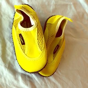 Yellow water shoes